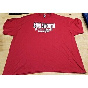 Arkansas Razorbacks Brandon tshirt Burlsworth RED Football camps 4XL NEW MENS
